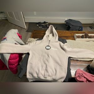 White Fox Offstage Hoodie Moon NWT